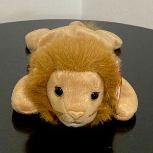 Vintage Ty 1996 Beanie Baby. “Roary” the Lion 🦁